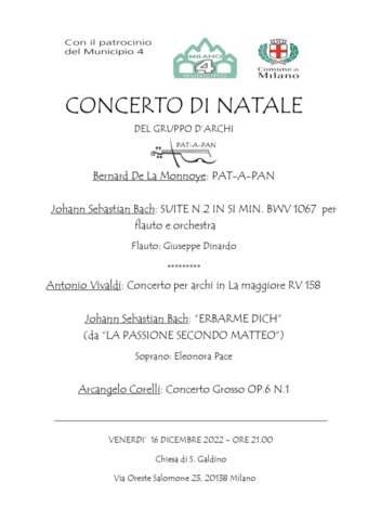 Concerto di Natale 2022