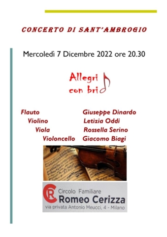 Concerto di Sant'Ambrogio 2022